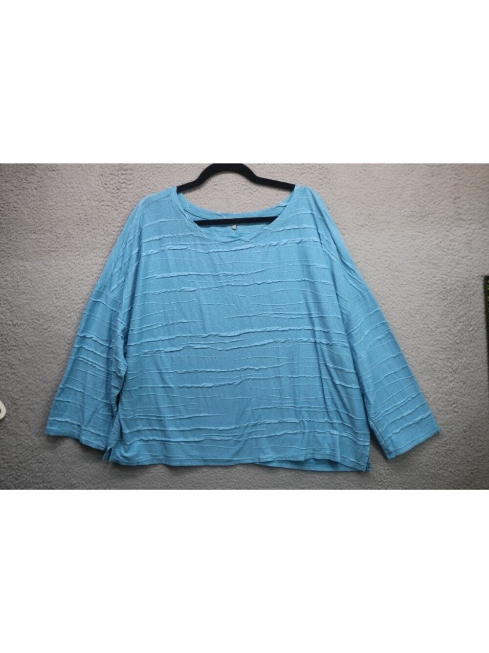 Habitat Boxy Textured Top-XL-Linen Blend-Breathable-Sustainable-Minimalist
